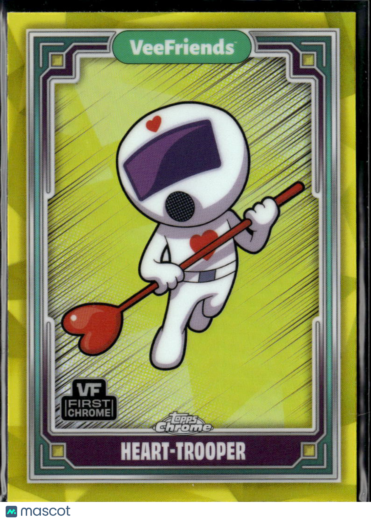 Yellow Trooper 2025 Topps Chrome VeeFriends First Chrome Yellow Refractor #8