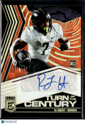 RJ Harvey 2025 Elite Turn of the Century Auto Autograph RC 159/199 Broncos