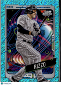 Anthony Rizzo 2024 Topps Chrome Cosmic Aqua Equinox Refractor New York Yankees