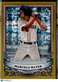 Marcelo Mayer 2024 Bowman Sterling GOLD Refractor 40/50 Boston Red Sox