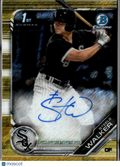 Steele Walker 2019 Bowman Chrome 1st Auto Autograph RC GOLD 48/50 White Sox