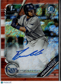 Ronaldo Hernandez 2019 Bowman Chrome Auto Autograph Orange 2/25 Tampa Bay Rays