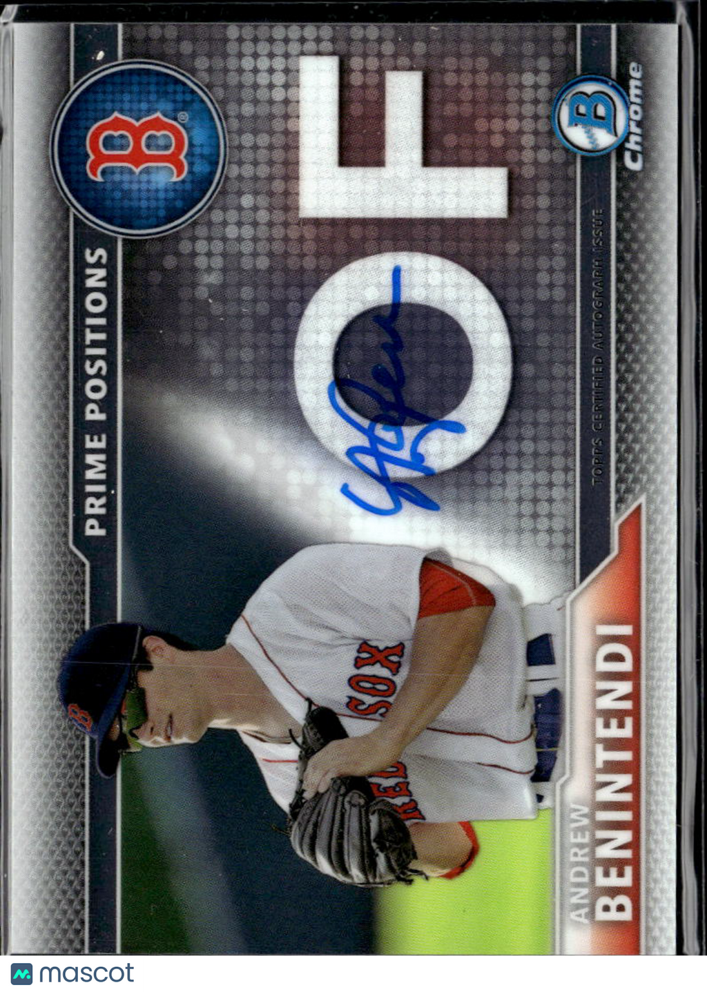 Andrew Benintendi 2016 Bowman Chrome Auto Autograph RC Boston Red Sox