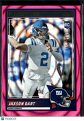 Jaxson Dart 2025 Score Pink Swirl Rookie RC 95/399 New York Giants