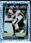 DeVonta Smith 2021 Optic Rocket Prizm Rated Rookie SSP Philadelphia Eagles