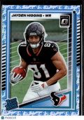 Jayden Higgins 2025 Optic Rocket Prizm Rated Rookie SSP Houston Texans