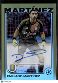 Emiliano Martínez 2025 Topps UEFA GOLD Auto Autograph 30/50 Aston Villa