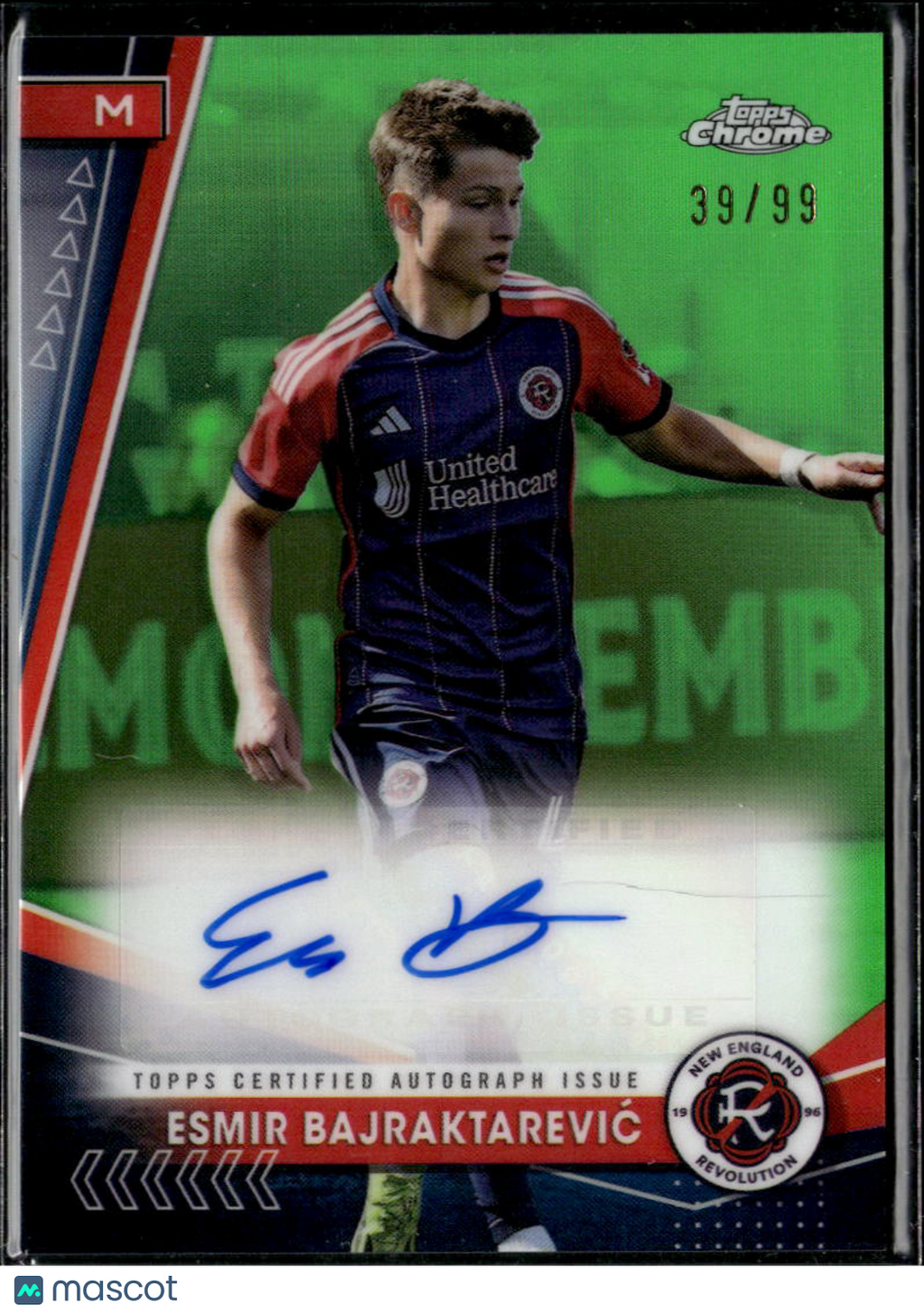 Esmir Bajraktarević 2024 Topps Chrome Esmir Bajraktarevic 39/99 Revolution