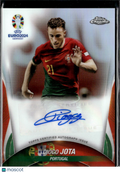 Diogo Jota 2024 Topps Chrome UEFA Euro Auto Autograph Portugal