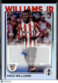 Nico Williams 2025 Topps Chrome UEFA Auto Autograph Athletic Club