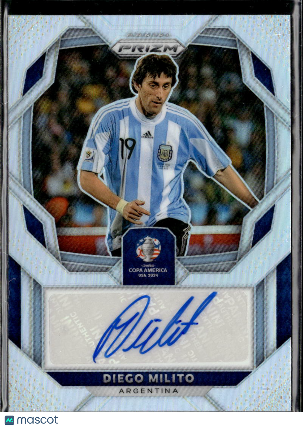 Diego Milito 2024 Prizm Copa America Auto Autograph 70/99 Argentina