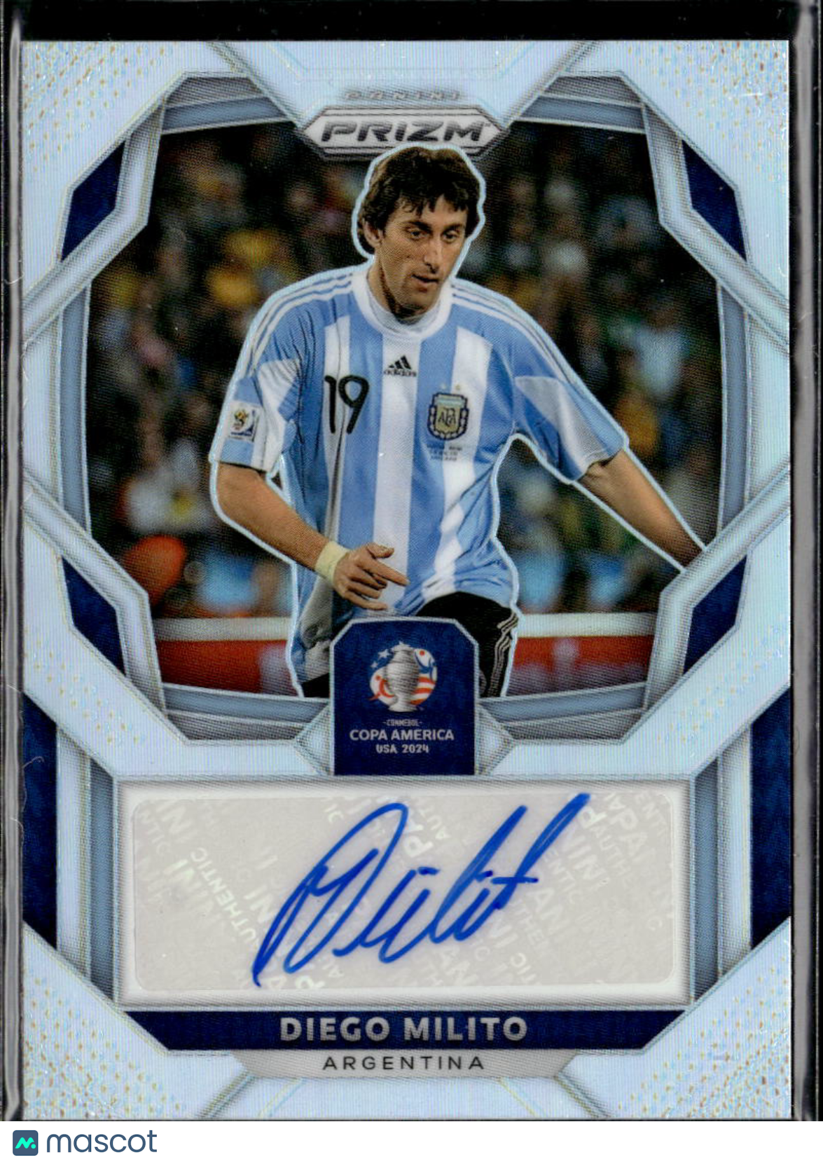 Diego Milito 2024 Prizm Copa America Auto Autograph 70/99 Argentina