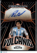 Diego Milito 2024 Obsidian Volcanic Auto Autograph 30/99 Argentina