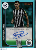 Bruno Guimarães 2024 Topps Merlin Auto Autograph Aqua 100/199 Newcastle United