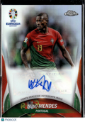 Nuno Mendes 2024 Topps Chrome UEFA Euro Autograph Auto Portugal