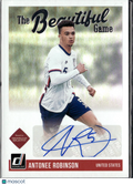 Antonee Robinson 2021 Donruss The Beautiful Game Auto Autograph United States