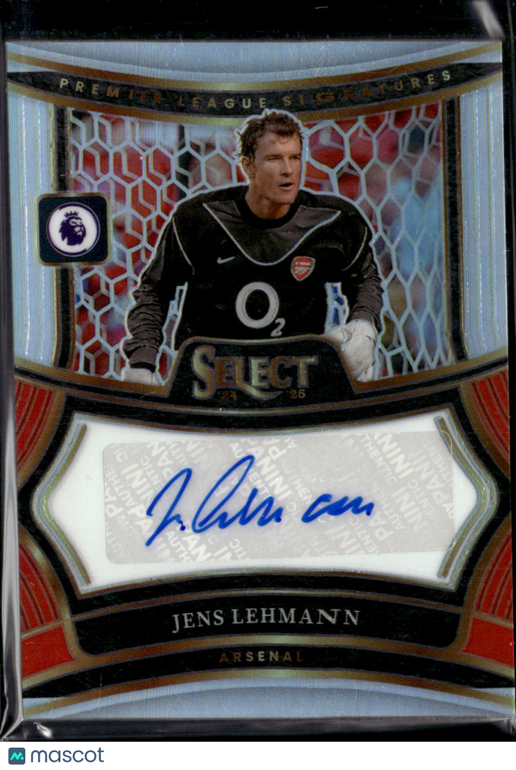Jens Lehmann 2025 Select Premier League AUto Autograph Silver Arsenal