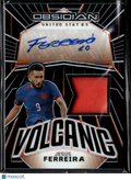 Jesús Ferreira 2024 Obsidian Volcanic Auto Autograph Patch 56/99 USA