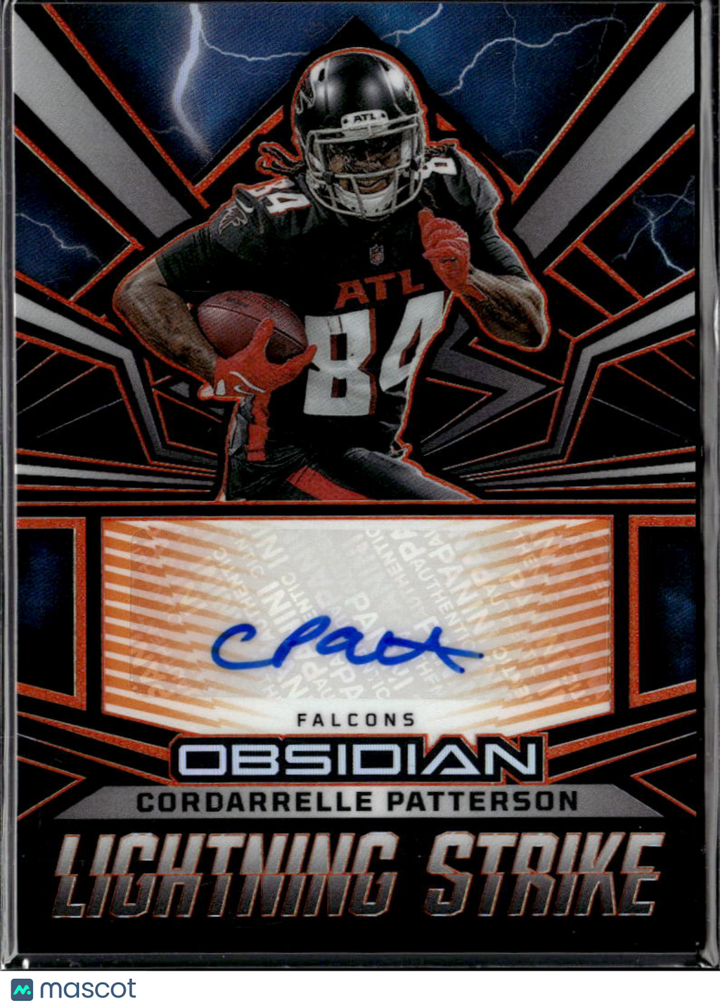 Cordarrelle Patterson 2024 Obsidian Lightning Auto Autograph 20/49 Falcons