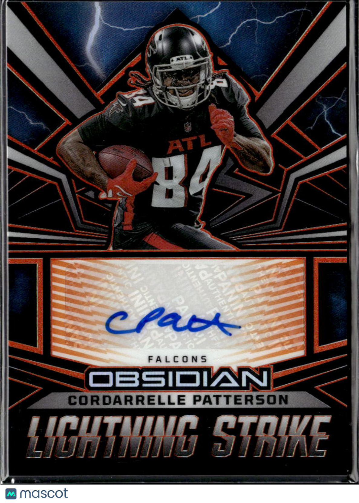 Cordarrelle Patterson 2024 Obsidian Lightning Auto Autograph 20/49 Falcons