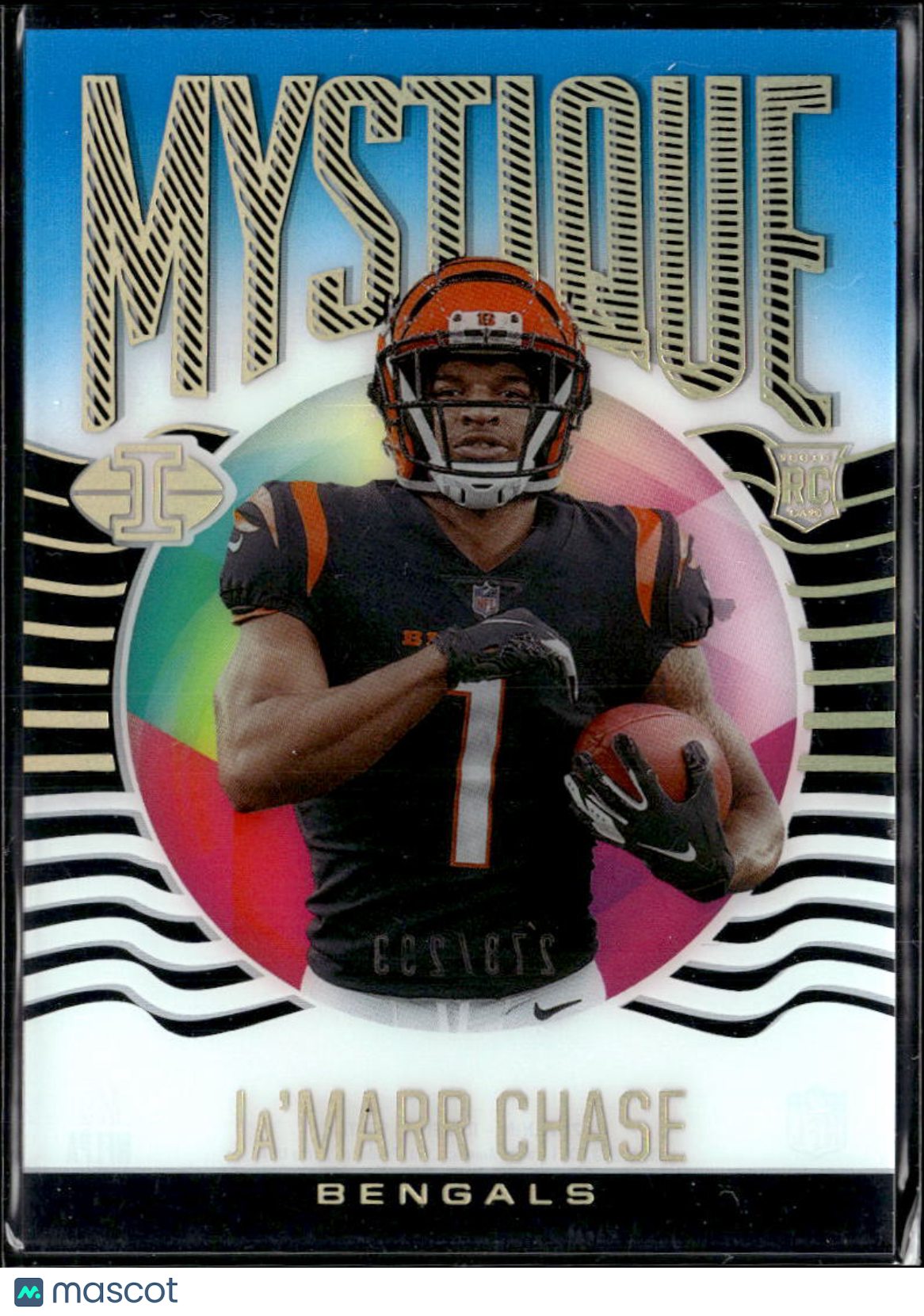 Ja'Marr Chase 2021 Illusions Mystique Blue Rookie RC 278/299 Cincinnati Bengals