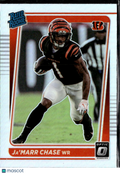 Ja'Marr Chase 2021 Optic Rated Rookie RC Silver Holo #207 Cincinnati Bengals