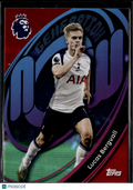 Lucas Bergvall 2025 Topps Match Attax Generation Now RED 4/5 Tottenham Hotspur