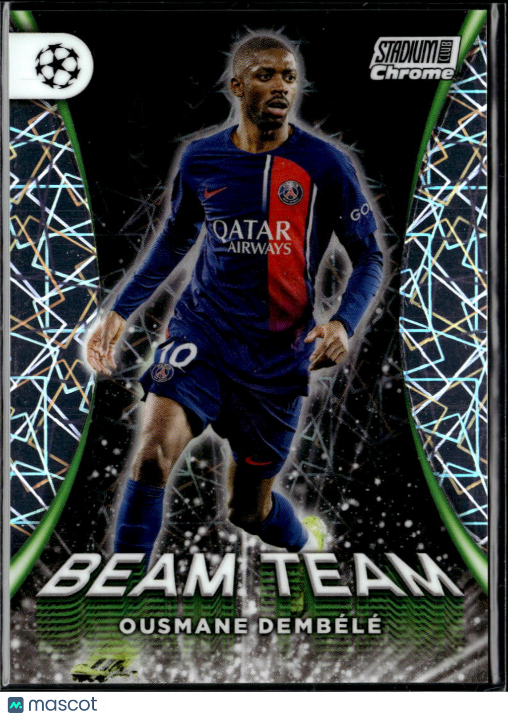 Ousmane Dembele 2024 Topps Stadium Club Chrome Beam Team Paris Saint-Germain
