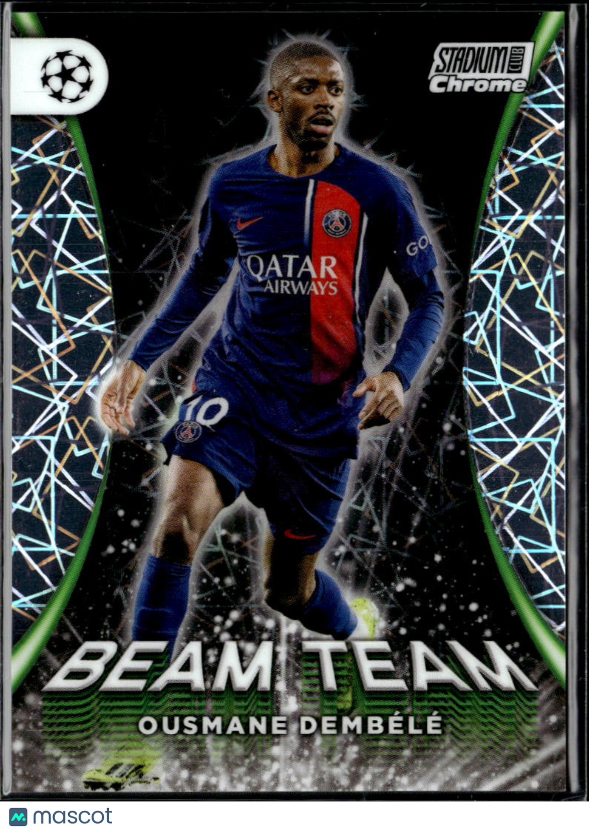 Ousmane Dembele 2024 Topps Stadium Club Chrome Beam Team Paris Saint-Germain
