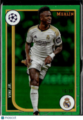 Vini Jr. 2024 Topps Merlin Green Refractor 16/99 Real Madrid