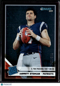 Jarrett Stidham 2019 Donruss Rated Rookie Purple 256/500 New England Patriots