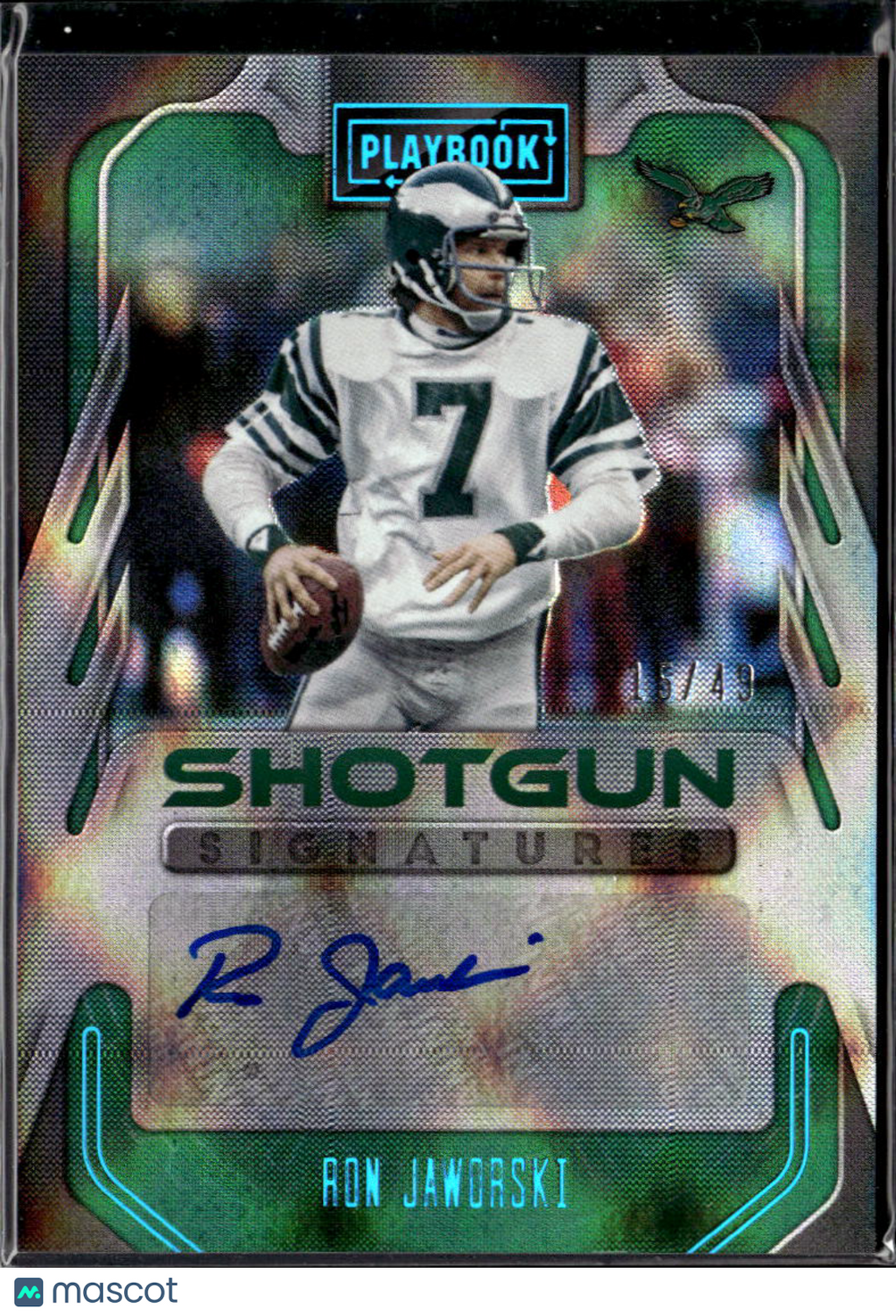 Ron Jaworski 2022 Playbook Auto Autograph 15/49 Philadelphia Eagles
