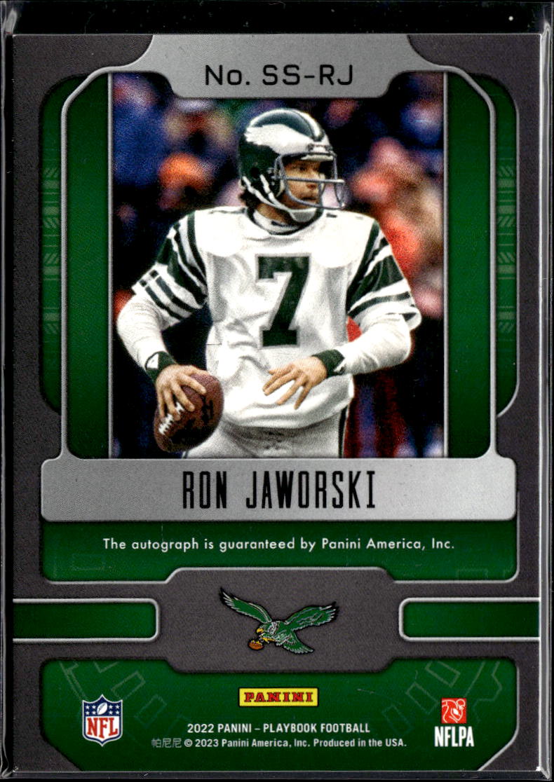 Ron Jaworski 2022 Playbook Auto Autograph 15/49 Philadelphia Eagles