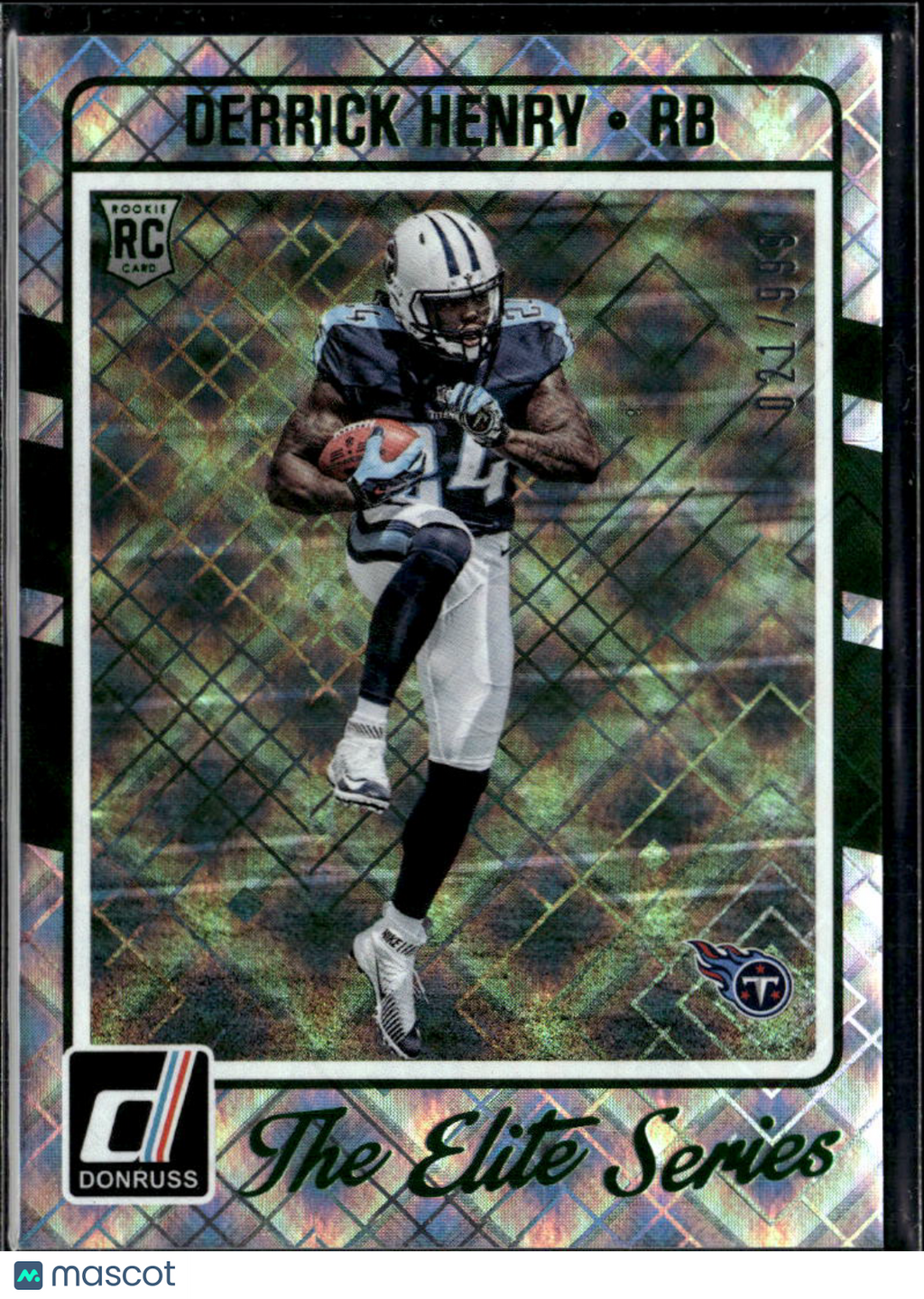 Derrick Henry 2016 Donruss The Elite Series Rookie RC 21/999 Tennessee Titans
