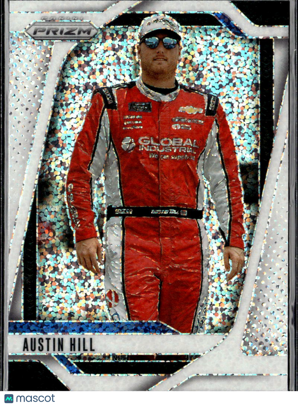 Austin Hill 2025 Prizm Racing White Sparkle SSP Richard Childress Racing