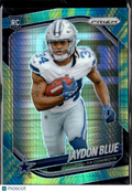 Jaydon Blue 2025 Prizm Hyper Prizm Rookie RC 40/200 Dallas Cowboys