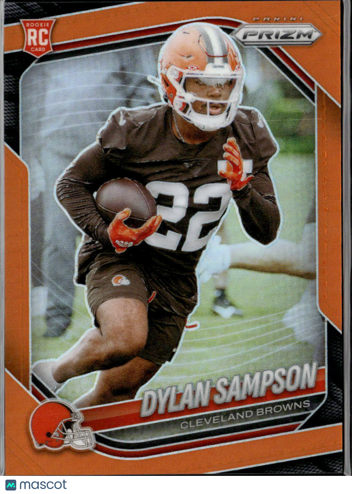Dylan Sampson 2025 Prizm Orange Prizm Rookie RC 126/249 Cleveland Browns