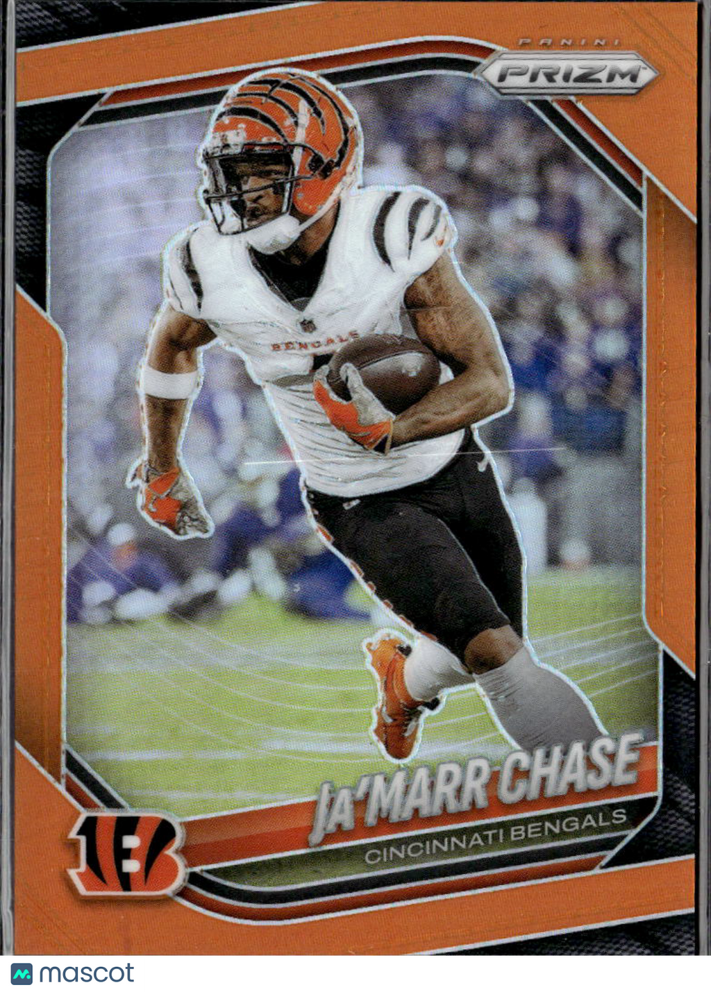 Ja'Marr Chase 2025 Prizm Orange Prizm 161/249 Cincinnati Bengals
