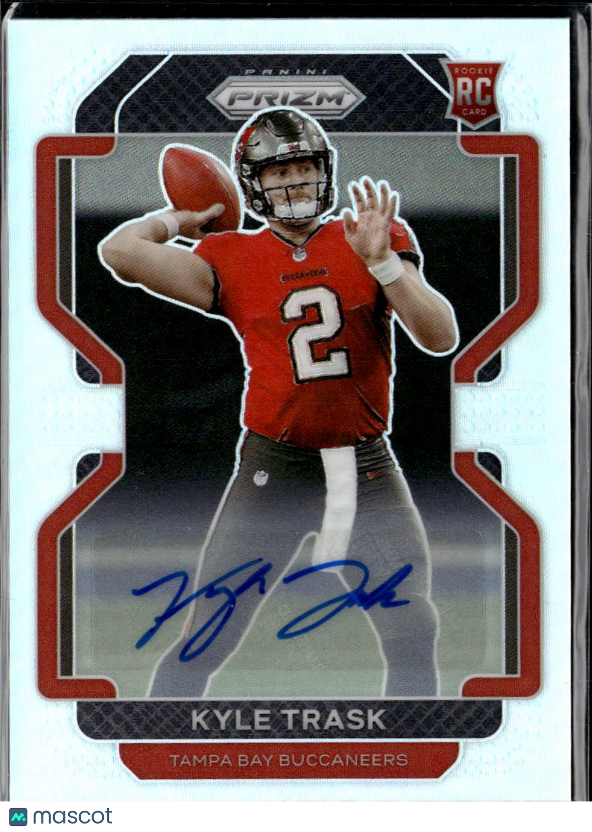 Kyle Trask 2021 Prizm Auto Autograph RC Silver Tampa Bay Buccaneers