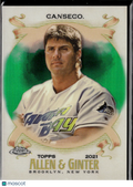 Jose Canseco 2021 Topps Chrome Allen & Ginter Green Refractor 13/99 Devil Rays