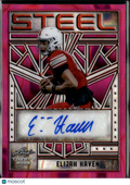 Elijah Haven 2025 Leaf Trinity Steel Auto Autograph Pink RC Dunham 1/1