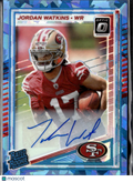 Jordan Watkins 2025 Optic Rated Rookie Auto Autograph RC 17/25 49ers