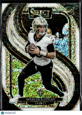 Spencer Rattler 2024 Select White Sparkle Prizm Rookie SSP RC New Orleans Saints
