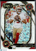 Joshua Dobbs 2024 Select White Sparkle Prizm SSP San Francisco 49ers