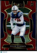 Tyler Warren 2025 Select Maroon Prizm Rookie RC 32/149 Indianapolis Colts