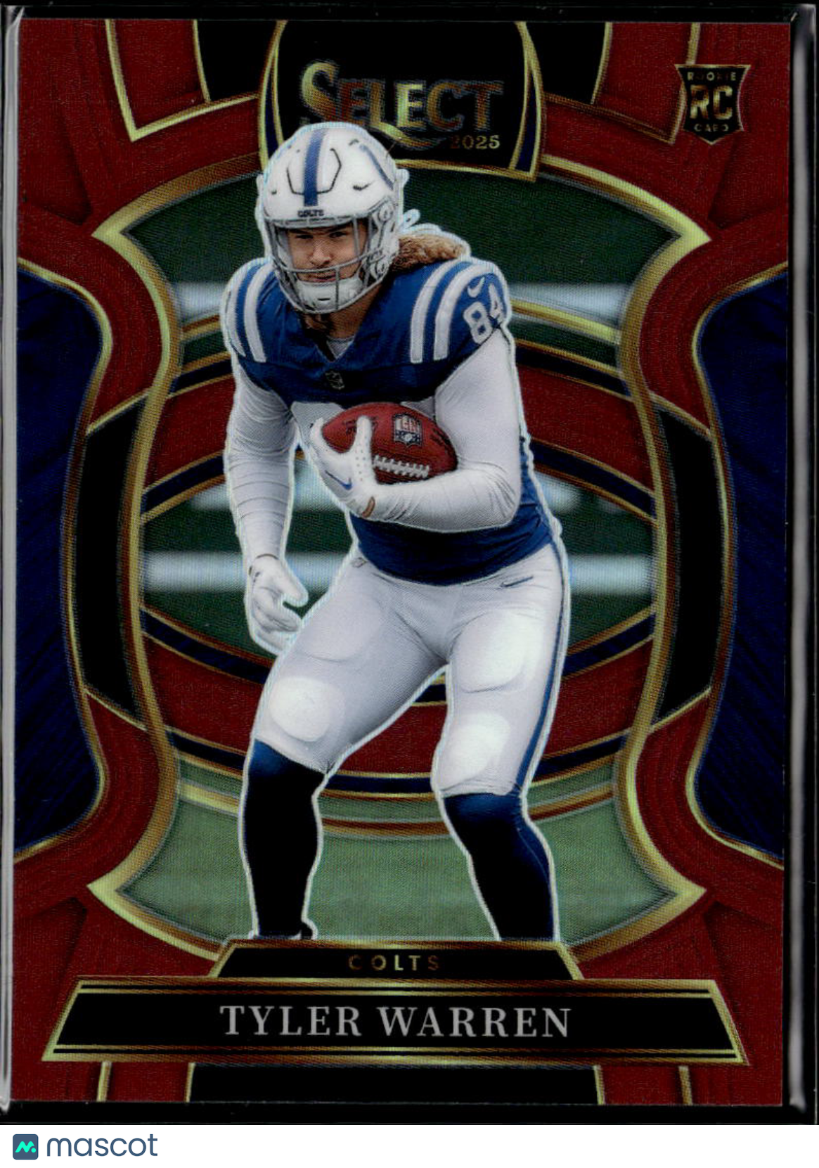 Tyler Warren 2025 Select Maroon Prizm Rookie RC 32/149 Indianapolis Colts