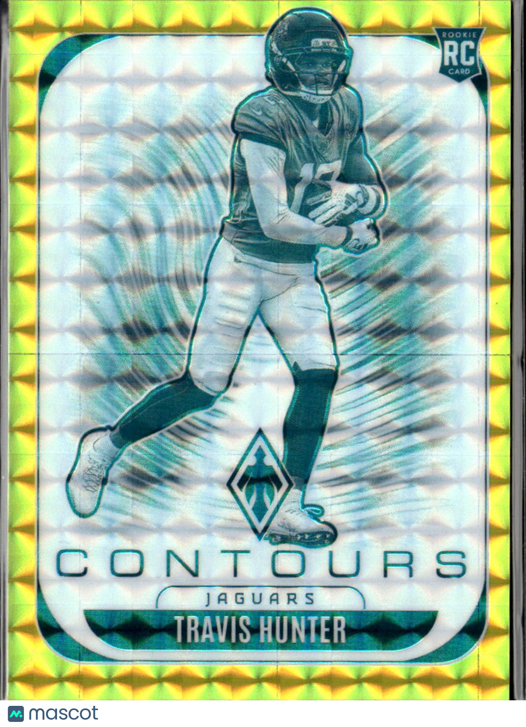Travis Hunter 2025 Phoenix Contours RC Yellow 46/149 Jacksonville Jaguars