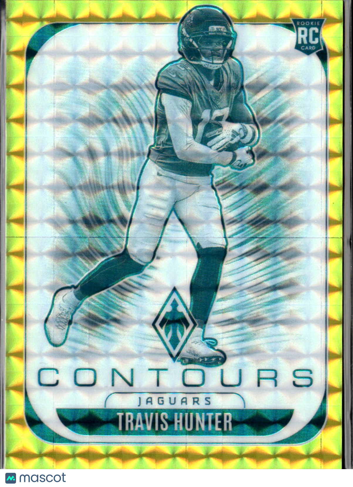 Travis Hunter 2025 Phoenix Contours RC Yellow 46/149 Jacksonville Jaguars