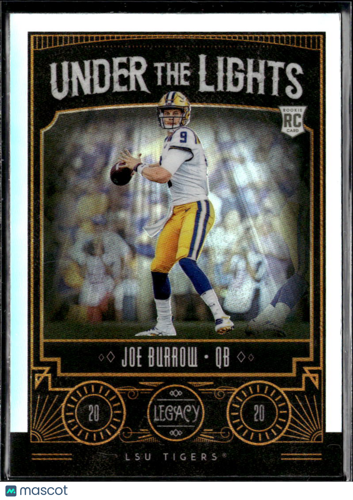 Joe Burrow 2020 Legacy Under the Lights Silver Rookie RC LSU Tigers