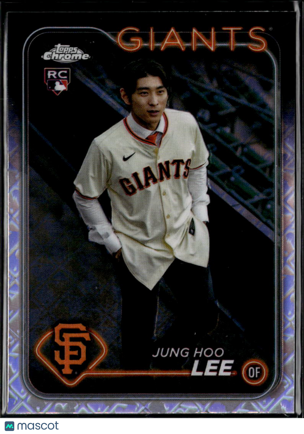 Jung Hoo Lee 2024 Topps Chrome Logofractor Image Variation RC Giants